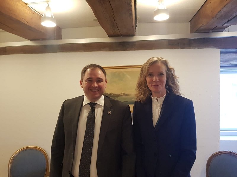 საქართველოს პარლამენტის საგარეო ურთიერთობათა კომიტეტის დელეგაციამ დანიის საგარეო უწყებაში შეხვედრა გ