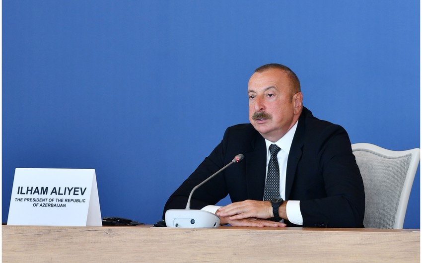 ილჰამ ალიევი - ე.წ. ზანგეზურის დერეფნის გახსნა რეგიონში მომავალი მშვიდობის ერთ-ერთი ფუნდამენტური ელე