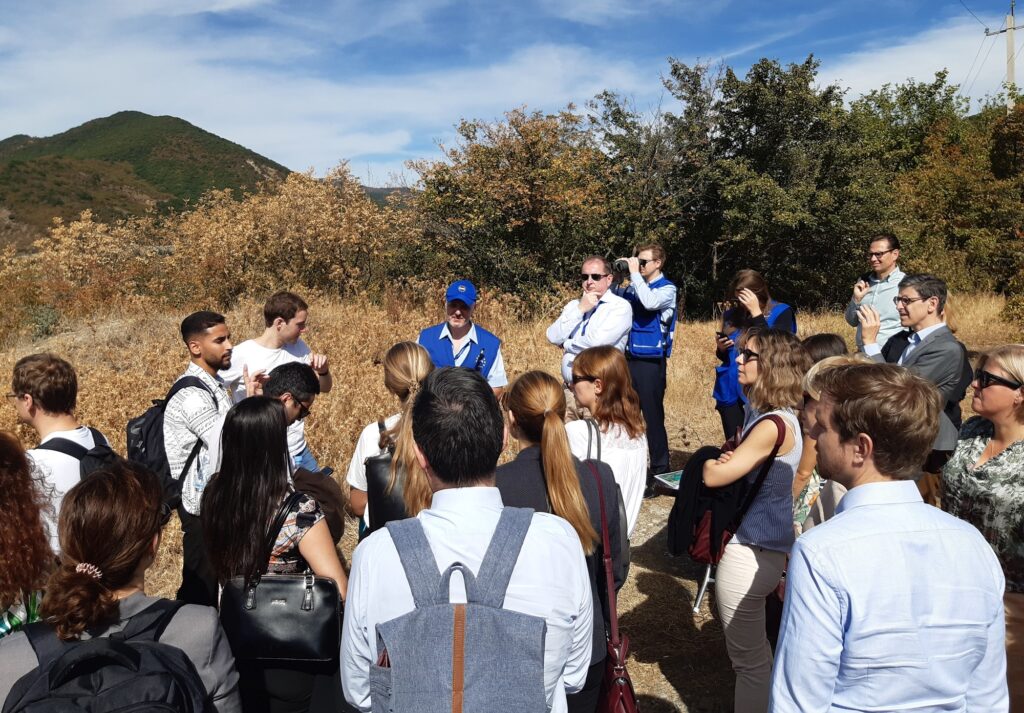 ევროკავშირის სადამკვირვებლო მისიის ხელმძღვანელი და ევროკავშირის საბჭოს სამუშაო ჯგუფის დელეგაცია საოკ