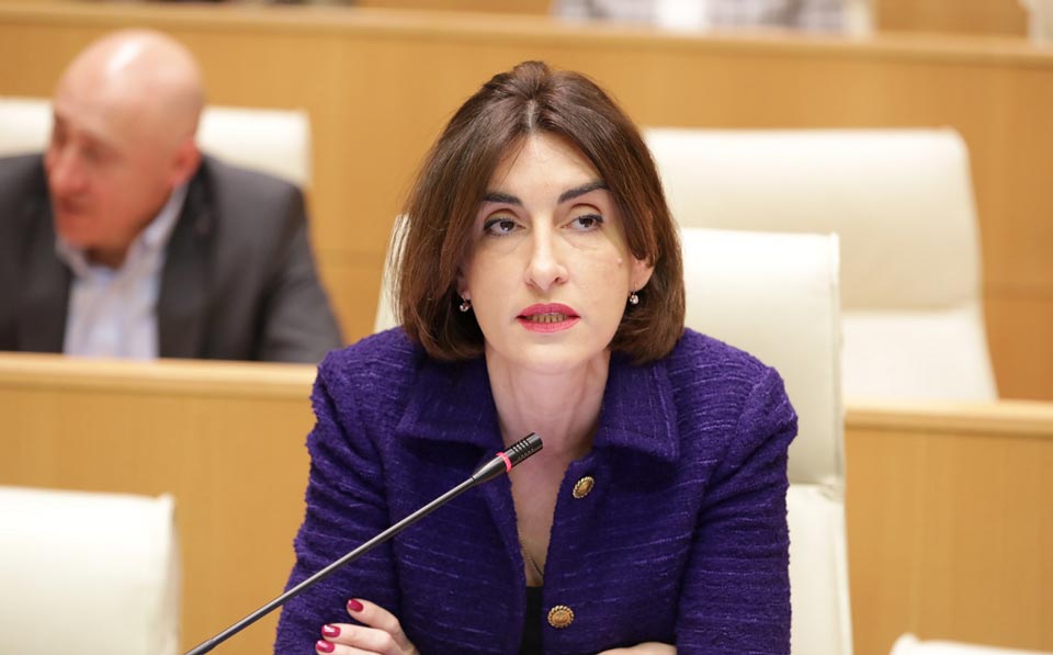 მაკა ბოჭორიშვილი - პარლამენტის წინ ევროკავშირის დროშა ნამდვილად არის, არ ვიცი, რატომ გაღიზიანდნენ ას