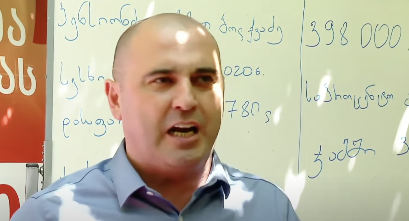 საგარეჯოში ლევან ხაბეიშვილსა და „ნაციონალური მოძრაობის“ წევრებს დაუპირისპირდნენ