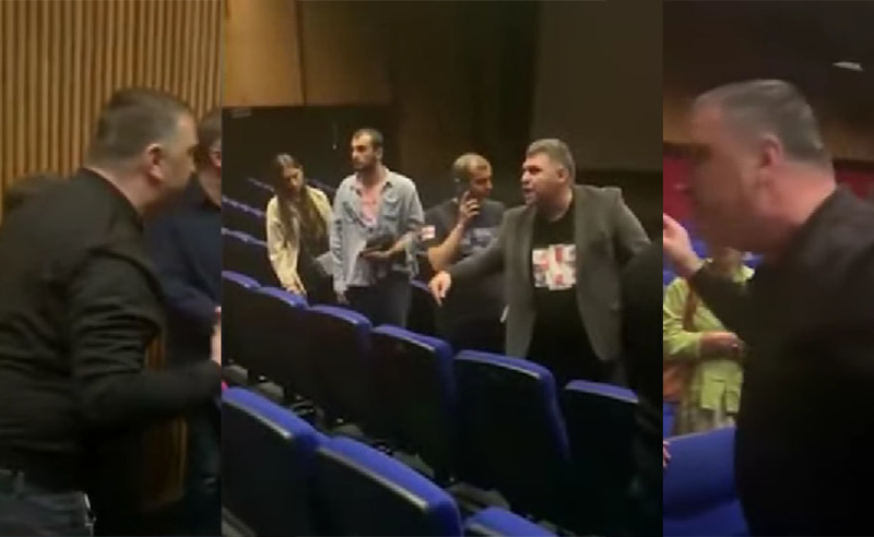 დაპირისპირება კინოთეატრ "ამირანში" - აფხაზეთზე გადაღებულ ფილმს საზოგადოების პროტესტი მოყვა