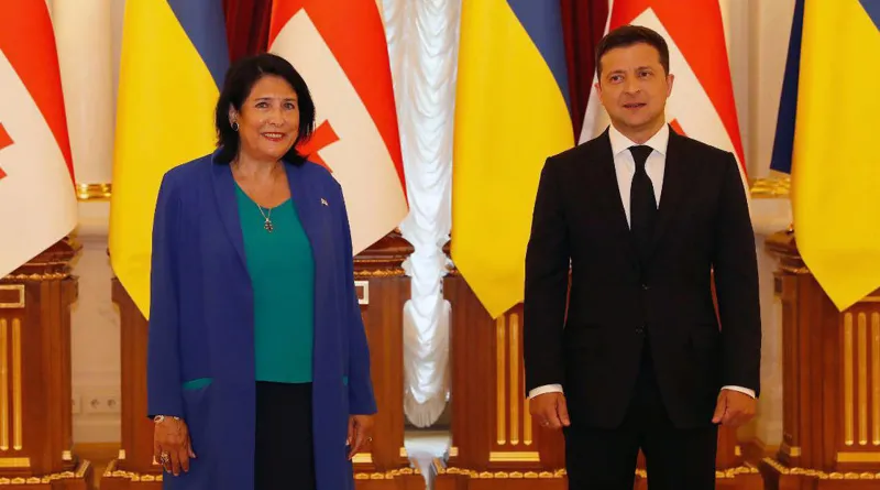 ვოლოდიმირ ზელენსკი სალომე ზურაბიშვილს - ერთმანეთს მხარი უნდა დავუჭიროთ, რათა ჩვენი თავისუფლება და ხა