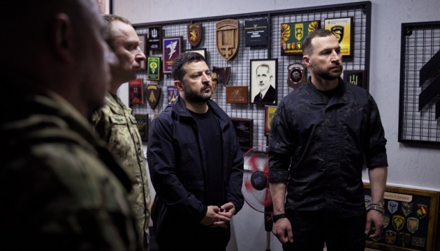 Zelensky congratulates Ukraine's defenders from frontline command post
