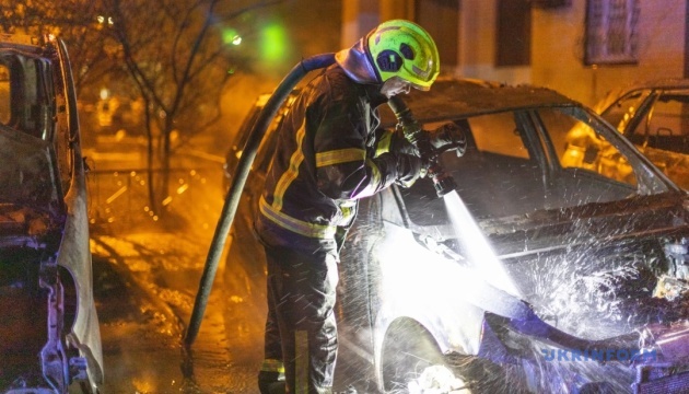 Russian ballistic attack leaves one dead, 22 injured, causes damage in six Kyiv districts
